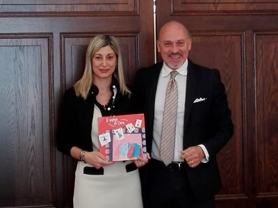 Edy Marruchi, presidente Girotondo intorno al sogno ASP e lorenzo Ciavani di Sanimpresa