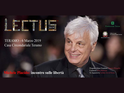 Michele Placido nel carcere di Teramo