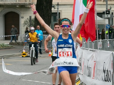 Eleonora Giorgi, marcatrice delle Fiamme Azzure