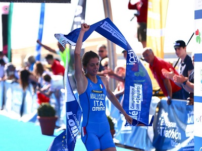 Beatrice Mallozzi triatleta delle Fiamme Azzurre (foto FITRI - Federazione Italiana Triathlon)