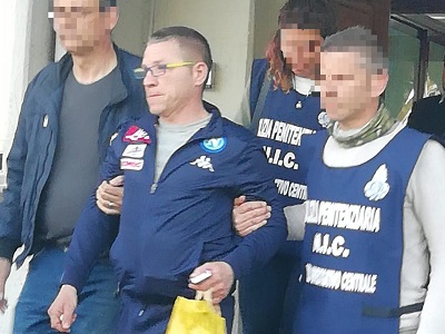 Il detenuto evaso catturato dagli agenti