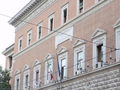 La facciata del Ministero della Giustizia. Foto di Doriano Ciardo