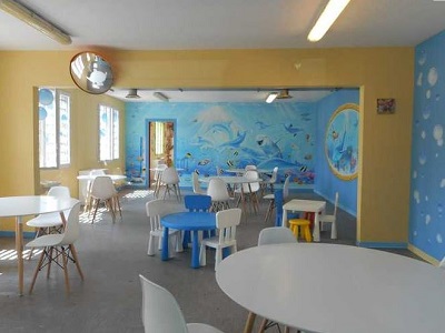 Uno spazio della ludoteca di Bollate