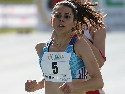 Eelena Bellò, mezzofondista delle Fiamme Azzurre - foto di Giancarlo Colombo/A.G.Giancarlo Colombo