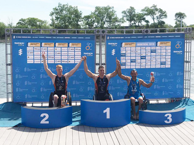 Achenza su podio di Montreal