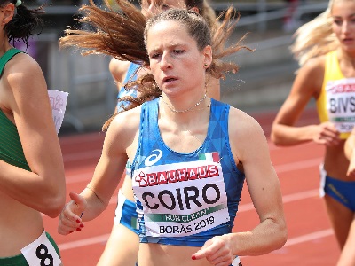 Eloisa Coiro, atleta delle Fiamme Azzurre a Boras (Swezia) durante i Campionati Europei under 20- foto di Giancarlo Colombo/A.G.Giancarlo Colombo