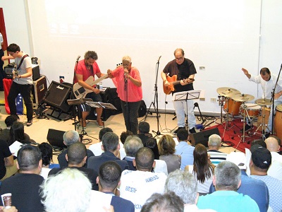Gli artisti venezuelani impegnati nel concerto nel carcere di Padova