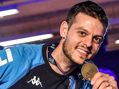 Matteo Betti Scherma paralimpica Fiamme Azzurre