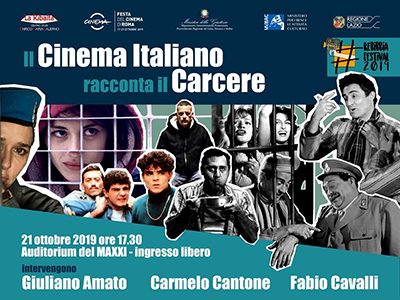 Locandina de "Il cinema italiano racconta il carcere"