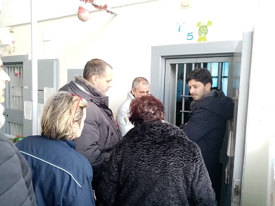 Speranza Basentini e Pucci in visita al carcere di Potenza 30 dicembre 2019