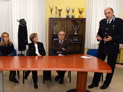 Cerimonia di premiazione del Poliziotto dell'Anno 2019 al carcere di Genova Marassi
