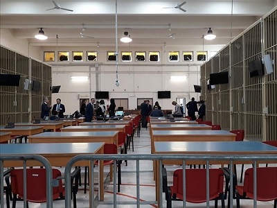 Aula bunker del carcere di Trani