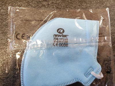 la mascherina FFP2 dotata di filtro anticontagio