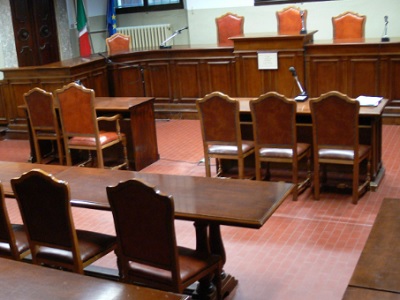 Aula tribunale Bologna
