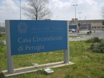 Ingresso del carcere di Perugia