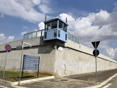 Esterno del carcere di Rebibbia a Roma