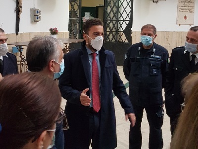 Visita del vice capo Dap Roberto Tartaglia a Regina Coeli