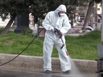 intervento sanificazione