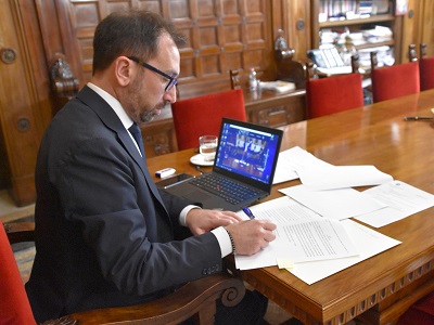 Il ministro della Giustizia Alfonso Bonafede firma l'accordo con Ministero Giustizia e Demanio per la riconversione della Caserma Barbetti di Grosseto