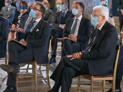Quirinale, 18 giugno 2020 Mattarella e Bonafede