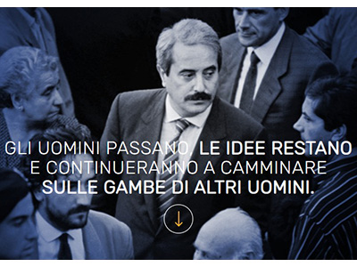 Foto del giudice Giovanni Falcone
