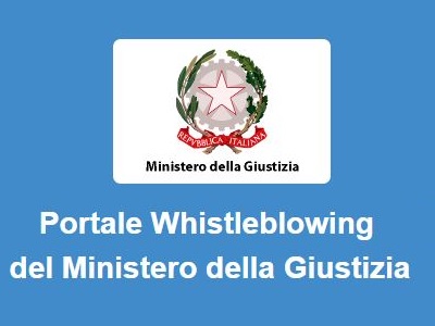 Portale del whistleblowing - Ministero della Giustizia