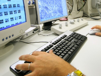 Contatto a distanza, computer, monitor e tastiera