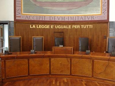 Aula di Giustizia del Tribunale di Milano
