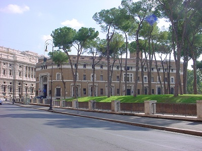 Il palazzo della Procura Generale di Roma a Piazza Adrian