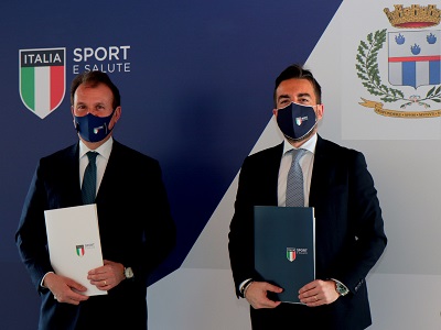 Vito Cozzoli, presidente di Sport e Salute, e Roberto Tartaglia, vicecapo del DAP