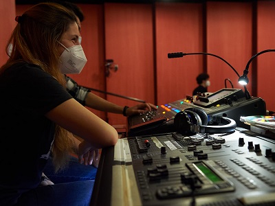 Console controllo audio Sala Teatro Beccaria