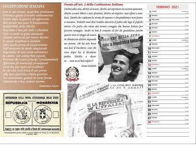 Calendario realizzato dai detenuti Paliano