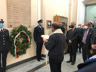 Cerimonia in ricordo di Giuseppe Salvia