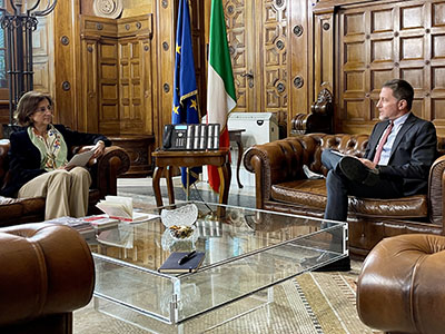 Marta Cartabia intervistata da Massimo Giannini