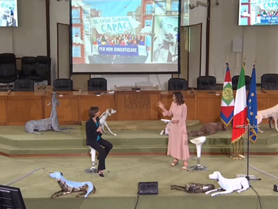 La ministra Marta Cartabia nell'aula bunker di Palermo