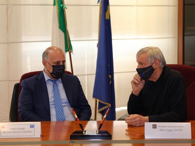 Don Luigi Ciotti e Maurizio Vallone (Libera e DIA)