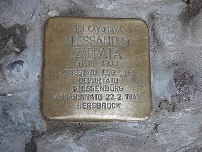 Pietra d'inciampo - Alessandro Zapata