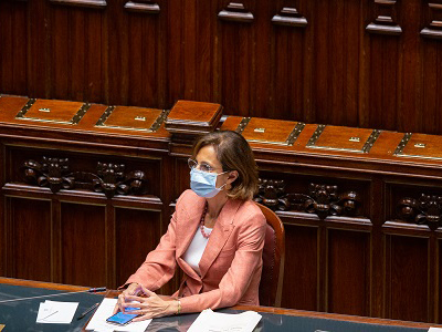 Marta Cartabia in Parlamento