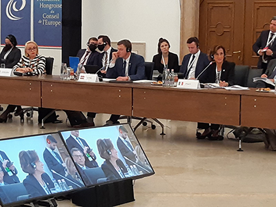 La ministra Cartabia al Consiglio d'Europa di Budapest