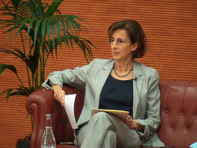 La ministra Cartabia e Tano Grasso dialogano con gli studenti dell'Università di Foggia