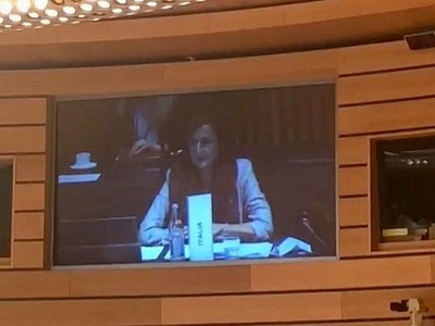 Marta Cartabia interviene al Consiglio "Giustizia e affari interni"