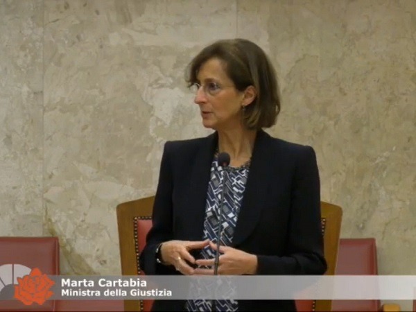 La ministra Cartabia in Corte d'Appello di Palermo