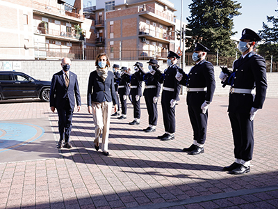 picchetto d'onore Cartabia Petralia