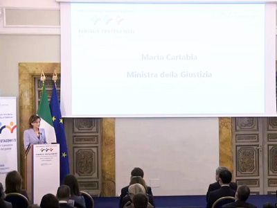 La ministra Cartabia alla conferenza nazionale sulla famiglia