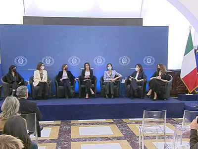 Le ministre in conferenza stampa di presentazione ddl violenza sulle donne