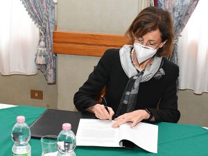 La ministra Cartabia firma protocollo a Reggio Calabria
