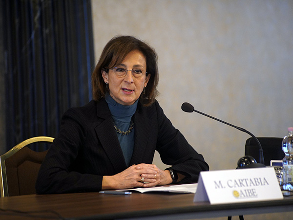 La ministra Cartabia all'incontro con AIBE