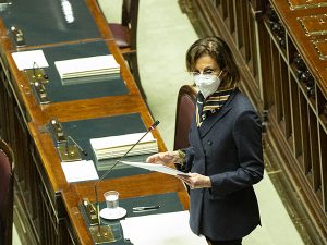 La ministra Cartabia illustra la Relazione dell'amministrazione della giustizia alla Camera