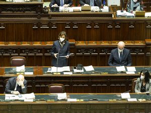 La ministra Cartabia illustra la Relazione dell'amministrazione della giustizia alla Camera