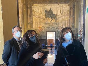 Visita della ministra Cartabia a Castel Capuano